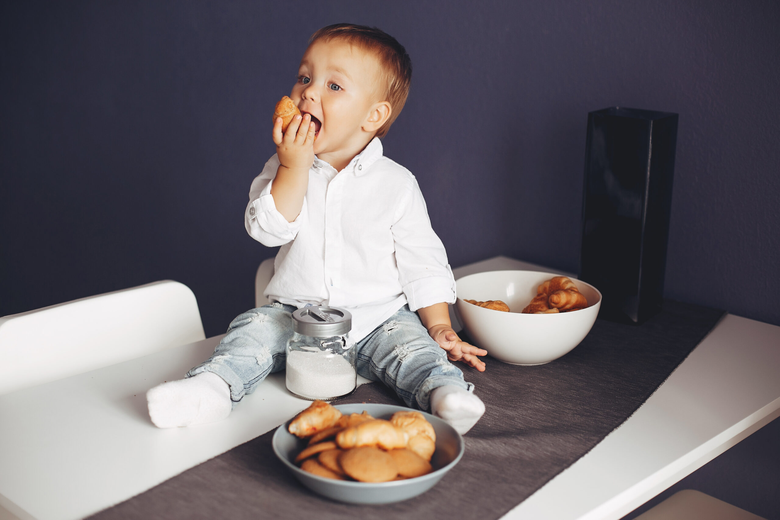 Little boy at home